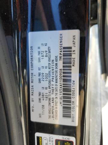 Photo 10 from auction – 2010 MAZDA 3 S with VIN JM1BL1S5XA1100908