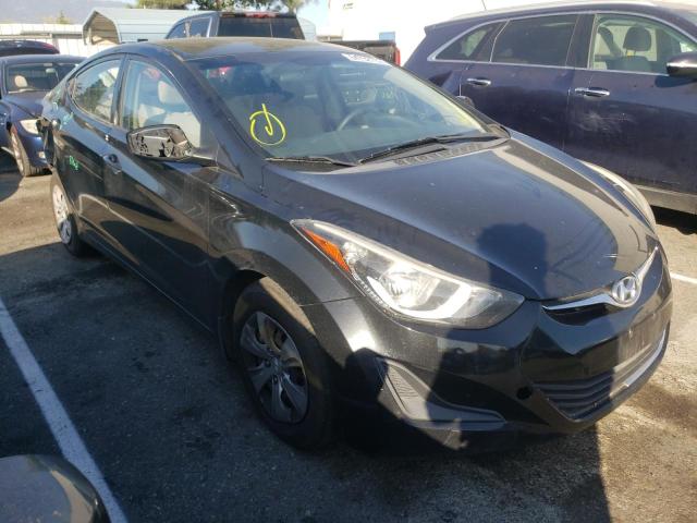 HYUNDAI ELANTRA SE 2016 with VIN 5NPDH4AE8GH774912 - Photo from auction