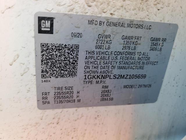 Photo 10 from auction – 2021 GMC ACADIA DEN with VIN 1GKKNPLS2MZ105659