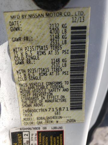 Photo 10 from auction – 2014 NISSAN FRONTIER S with VIN 1N6BD0CT9EN715871