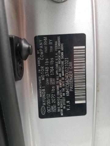 Photo 10 from auction – 2013 HYUNDAI VELOSTER with VIN KMHTC6AD4DU121021