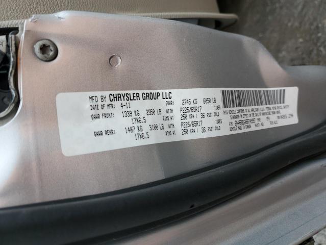 Photo 10 from auction – 2011 CHRYSLER TOWN & COU with VIN 2A4RR8DG0BR745997