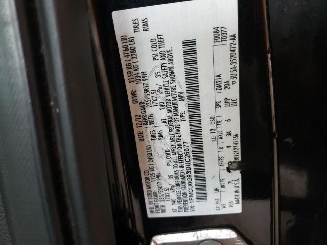Photo 10 from auction – 2013 FORD ESCAPE SE with VIN 1FMCU0G93DUC26677