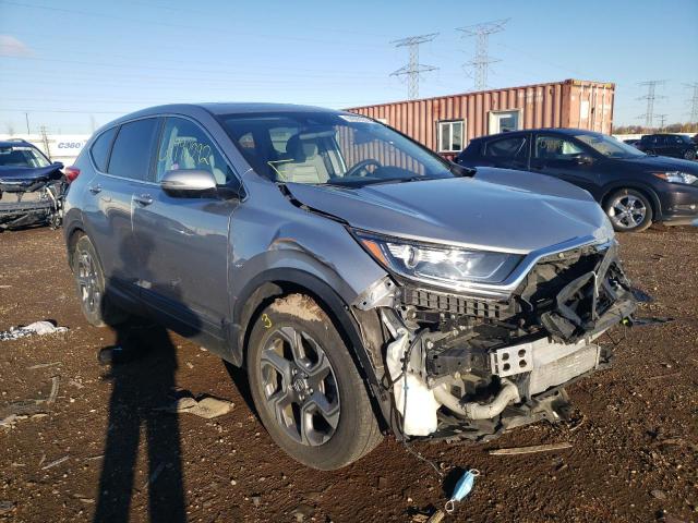HONDA CR-V EX 2019 with VIN 5J6RW2H5XKL013545 - Photo from auction