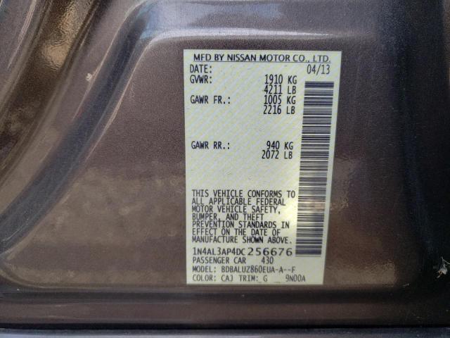 Photo 10 from auction – 2013 NISSAN ALTIMA 2.5 with VIN 1N4AL3AP4DC256676