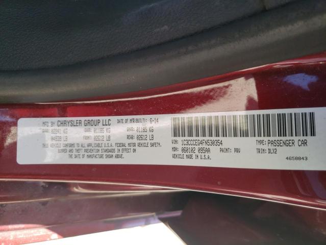 Photo 10 from auction – 2015 CHRYSLER 200 C with VIN 1C3CCCEG4FN530354