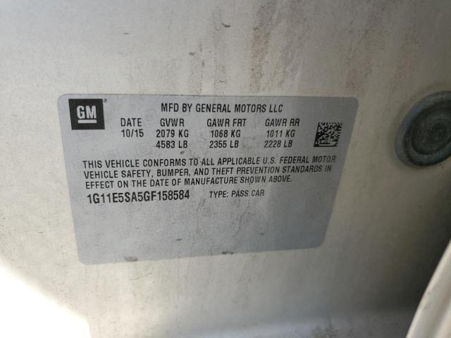 Photo 10 from auction – 2016 CHEVROLET MALIBU LIM with VIN 1G11E5SA5GF158584