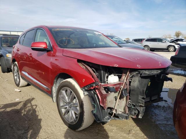 ACURA RDX TECHNO 2020 with VIN 5J8TC2H53LL028296 - Photo from auction