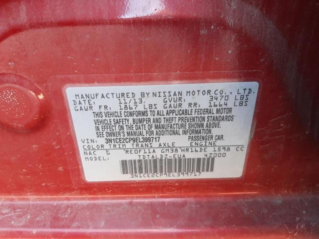 Photo 10 from auction – 2014 NISSAN VERSA NOTE with VIN 3N1CE2CP9EL399717