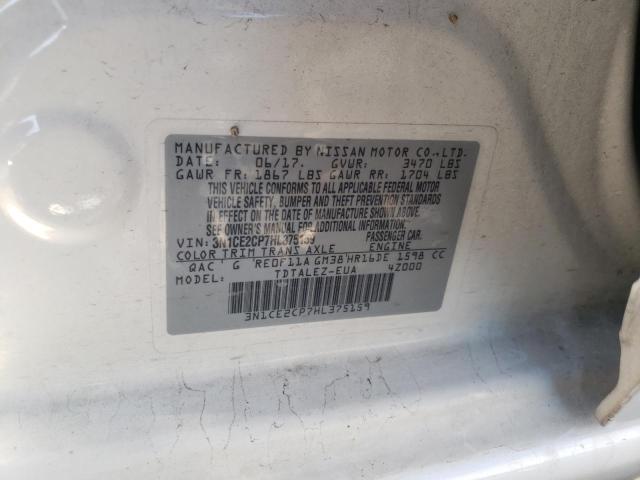 Photo 10 from auction – 2017 NISSAN VERSA NOTE with VIN 3N1CE2CP7HL375159