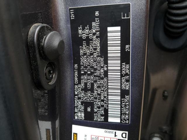 Photo 10 from auction – 2012 TOYOTA 4RUNNER SR with VIN JTEZU5JR8C5035085