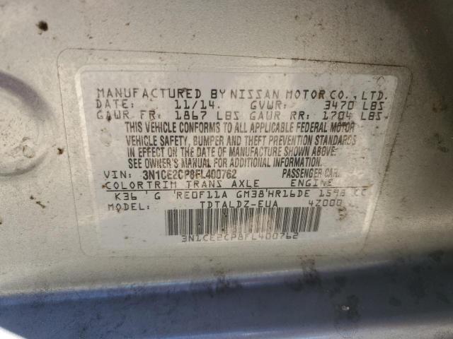 Photo 10 from auction – 2015 NISSAN VERSA NOTE with VIN 3N1CE2CP8FL400762
