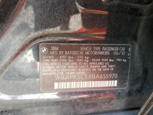 Photo 10 from auction – 2011 BMW 328 XI SUL with VIN WBAPK5C5XBA655970