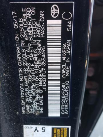 Photo 10 from auction – 2017 TOYOTA PRIUS with VIN JTDKBRFU7H3564496