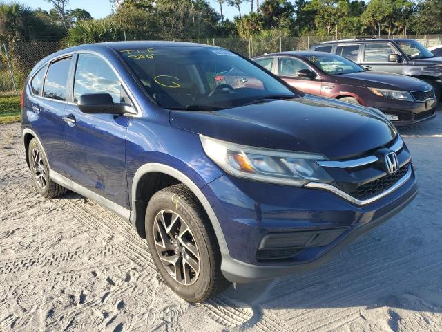 HONDA CR-V SE 2016 with VIN 2HKRM3H45GH522740 - Photo from auction