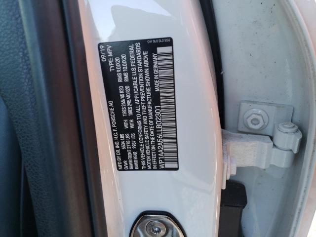 Photo 10 from auction – 2020 PORSCHE MACAN with VIN WP1AA2A56LLB02301