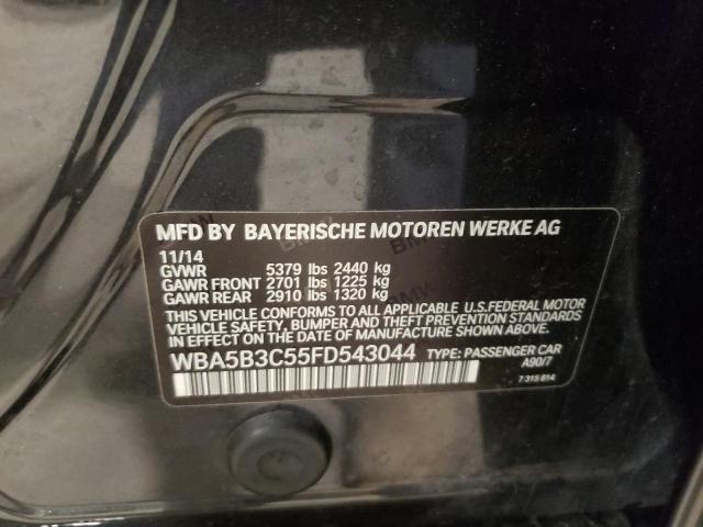 Photo 10 from auction – 2015 BMW 535 XI with VIN WBA5B3C55FD543044