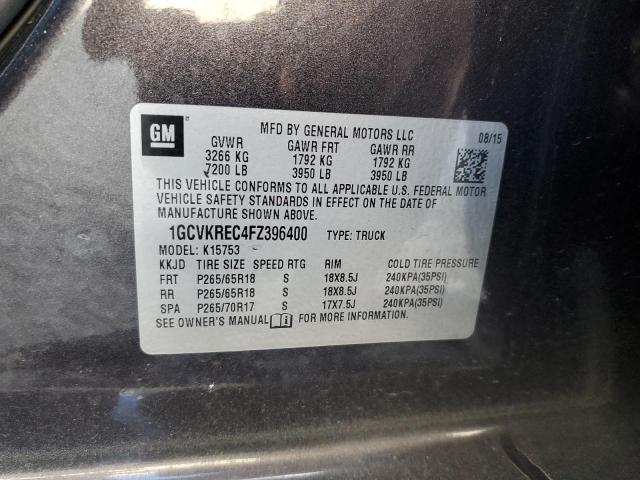 Photo 10 from auction – 2015 CHEVROLET SILVERADO with VIN 1GCVKREC4FZ396400