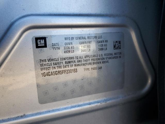 Photo 10 from auction – 2015 BUICK LACROSSE with VIN 1G4GA5GR5FF230163