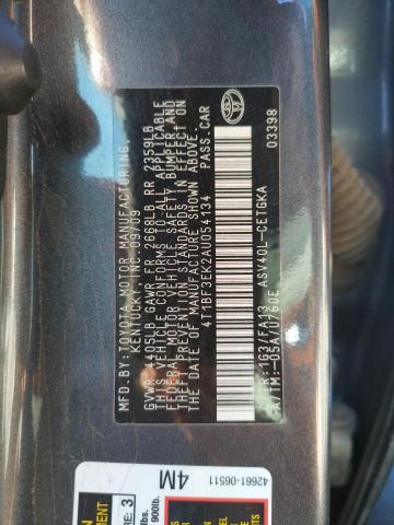 Photo 10 from auction – 2010 TOYOTA CAMRY BASE with VIN 4T1BF3EK2AU054134