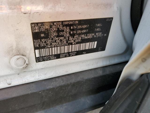 Photo 10 from auction – 2019 TOYOTA RAV4 LE with VIN JTMH1RFV1KD035374