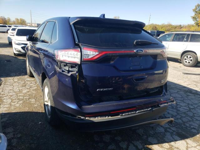 Photo 3 from auction – 2016 FORD EDGE SEL with VIN 2FMPK4J9XGBC17895