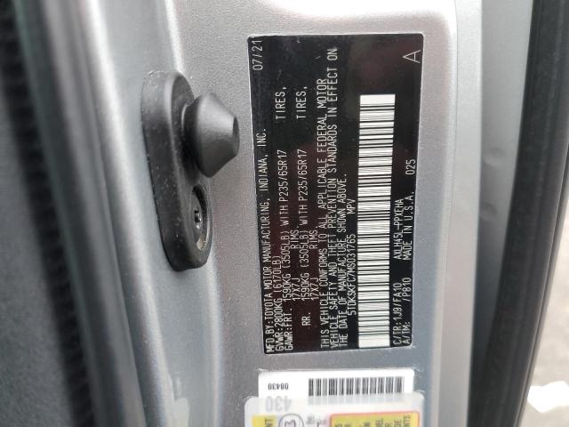 Photo 10 from auction – 2021 TOYOTA SIENNA LE with VIN 5TDKSKFC7MS031765