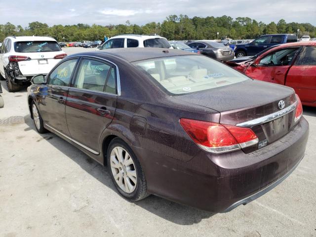 Photo 3 from auction – 2011 TOYOTA AVALON BAS with VIN 4T1BK3DB4BU376904