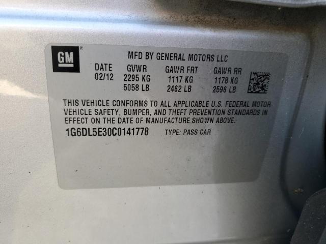 Photo 10 from auction – 2012 CADILLAC CTS PERFOR with VIN 1G6DL5E30C0141778