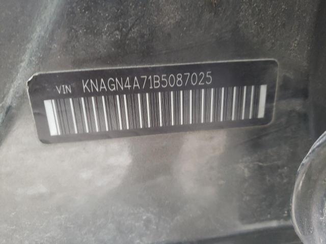 Photo 10 from auction – 2011 KIA OPTIMA EX with VIN KNAGN4A71B5087025