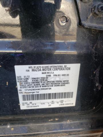 Photo 10 from auction – 2012 MAZDA 6 I with VIN 1YVHZ8DH4C5M24726