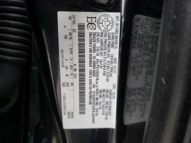 Photo 10 from auction – 2017 FORD FOCUS SE with VIN 1FADP3F23HL226685