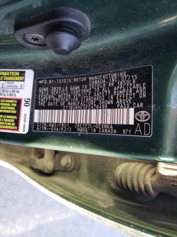 Photo 10 from auction – 2015 TOYOTA COROLLA L with VIN 2T1BURHE5FC476499