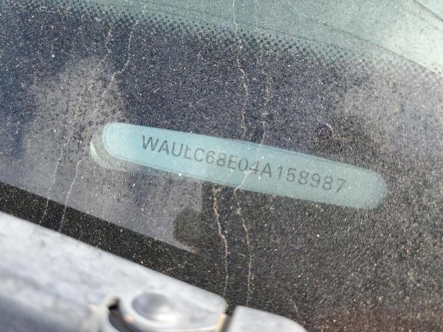 Photo 10 from auction – 2004 AUDI A4 with VIN WAULC68E04A158987