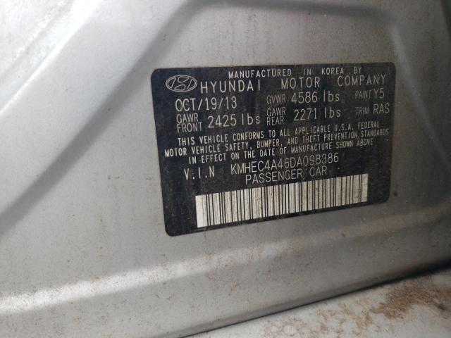 Photo 10 from auction – 2013 HYUNDAI SONATA HYB with VIN KMHEC4A46DA098386