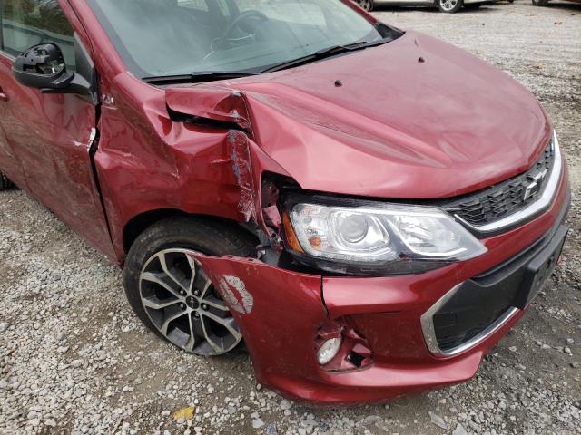 Photo 9 from auction – 2018 CHEVROLET SONIC LT with VIN 1G1JD5SB7J4126945