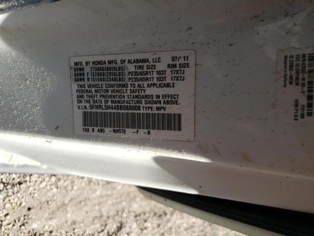 Photo 10 from auction – 2011 HONDA ODYSSEY EX with VIN 5FNRL5H44BB088008