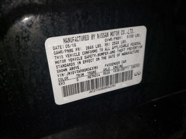 Photo 10 from auction – 2016 INFINITI Q50 PREMIU with VIN JN1EV7AR9GM343781