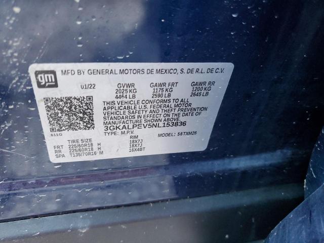 Photo 10 from auction – 2022 GMC TERRAIN SL with VIN 3GKALPEV5NL153836