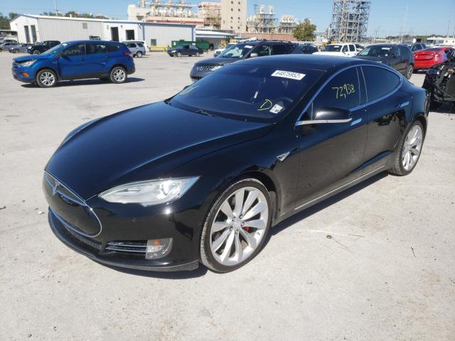 Photo 2 from auction – 2015 TESLA MODEL S 85 with VIN 5YJSA1H24FFP62582