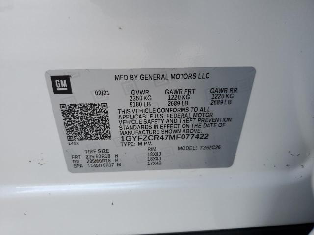 Photo 10 from auction – 2021 CADILLAC XT4 PREMIU with VIN 1GYFZCR47MF077422
