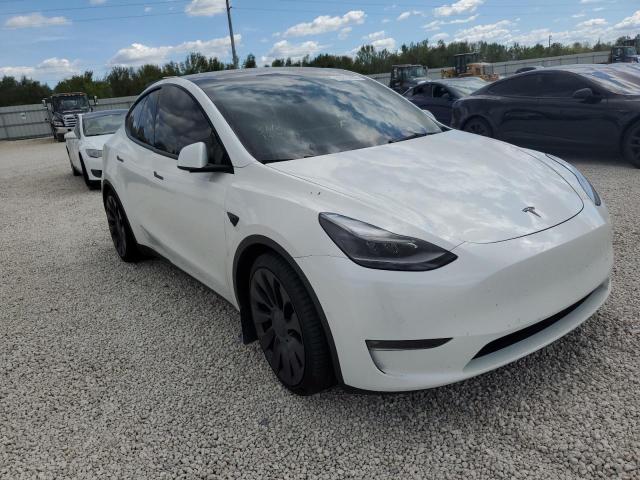 TESLA MODEL Y 2021 with VIN 5YJYGDEF8MF269308 - Photo from auction
