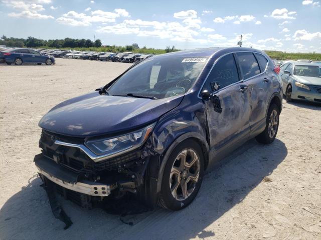 Photo 2 from auction – 2018 HONDA CR-V EX with VIN 7FARW1H53JE033190