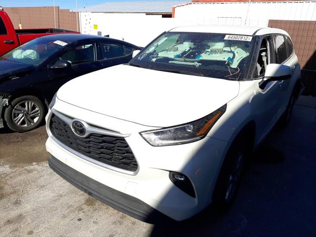 Photo 2 from auction – 2021 TOYOTA HIGHLANDER with VIN 5TDZZRAH6MS058641