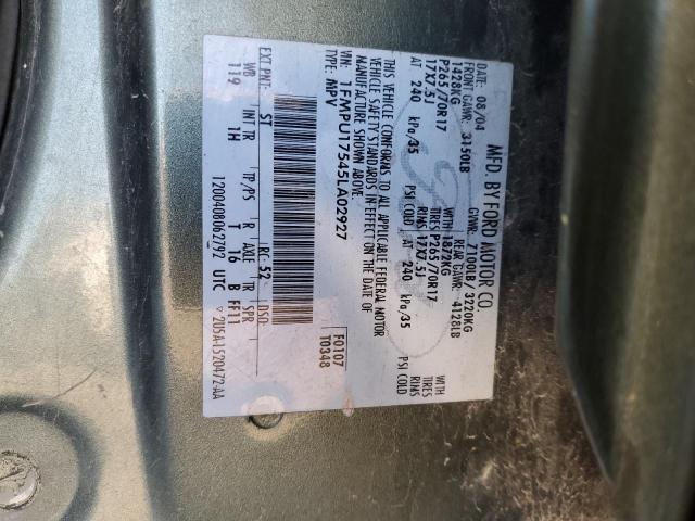 Photo 10 from auction – 2005 FORD EXPEDITION with VIN 1FMPU17545LA02927