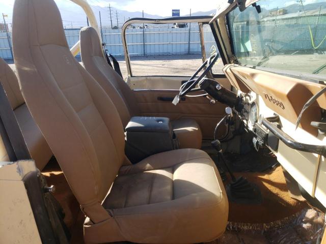 Photo 5 from auction – 1983 JEEP JEEP CJ7 with VIN 1JCCN87E4DT045931