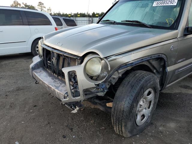 Photo 9 from auction – 2004 JEEP LIBERTY SP with VIN 1J4GL48K04W184095