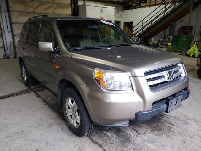 HONDA PILOT VP 2008 with VIN 5FNYF282X8B003875 - Photo from auction