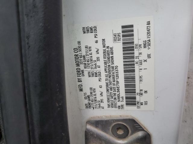 Photo 10 from auction – 2015 FORD TRANSIT CO with VIN NM0LS6E75F1203370