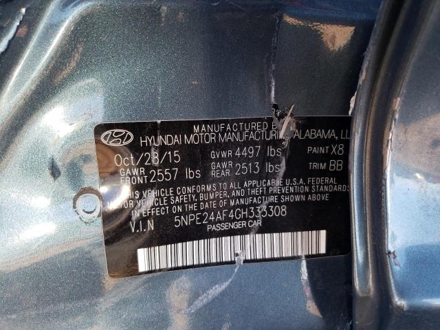Photo 10 from auction – 2016 HYUNDAI SONATA SE with VIN 5NPE24AF4GH333308
